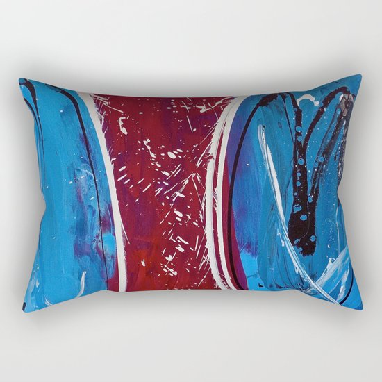 Red Dress Rectangular Pillow