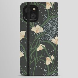 Lily Floral iPhone Wallet Case