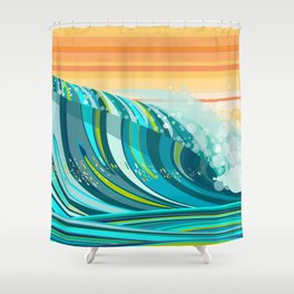 LIQUID SOLACE Shower Curtain