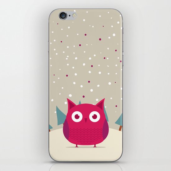 Cute owl iPhone & iPod Skin