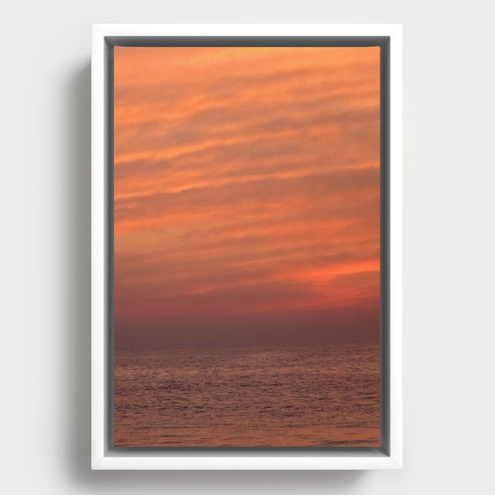 Colorful Sky Framed Canvas