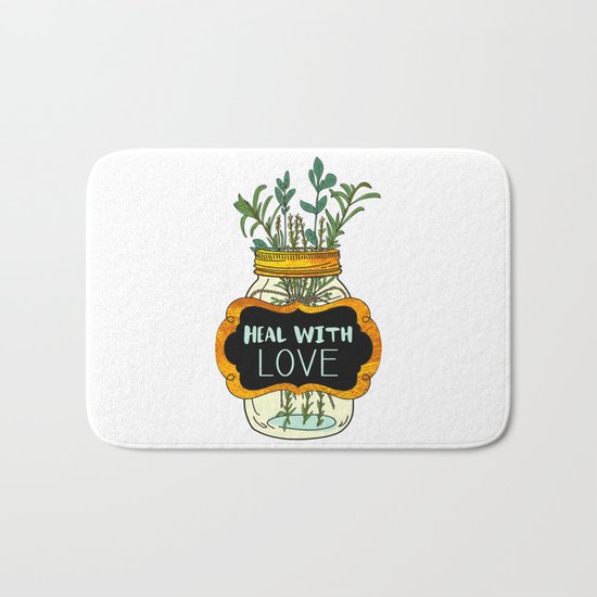 Heal With Love Bath Mat