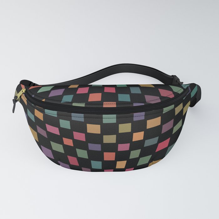 Rainbow checkered fanny pack online