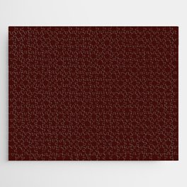 Solid Color Mahogany Red Brown Jigsaw Puzzle