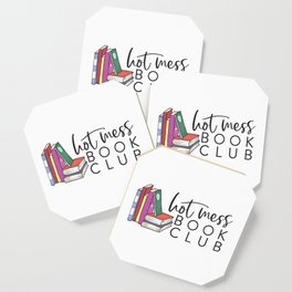 Hot Mess Book Club Coaster