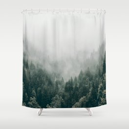 Foggy Forest 3 Shower Curtain