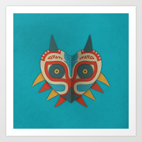 A Legendary Mask Art Print