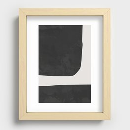 Modern Abstract Art Print | Home Decor Modern Set of 1 | 2/2 Recessed Framed Print