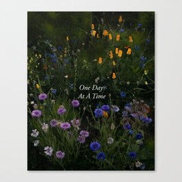 One Day at A Time Canvas Print