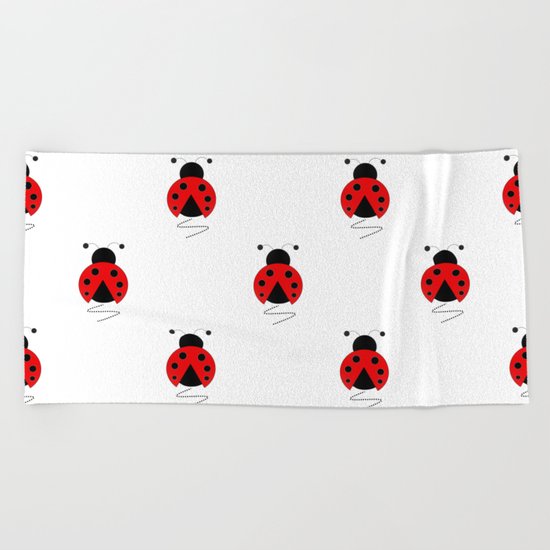 Ladybugs Beach Towel