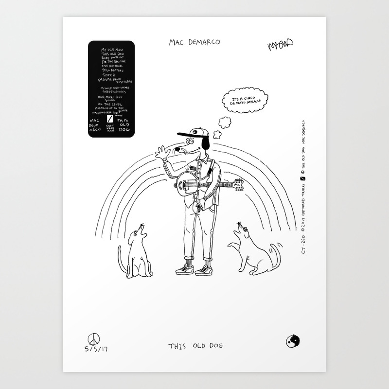 Mac Demarco This Old Dog Art Print By Josephgarcia Society6