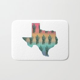 Sunset Cactus Texas Bath Mat