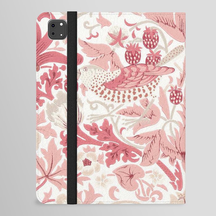 William Morris Strawberry Thief Madder iPad Folio Case