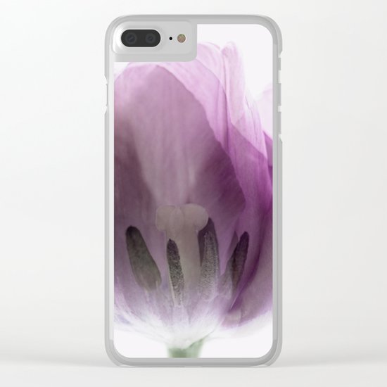 Inside Out Tulip Clear iPhone Case