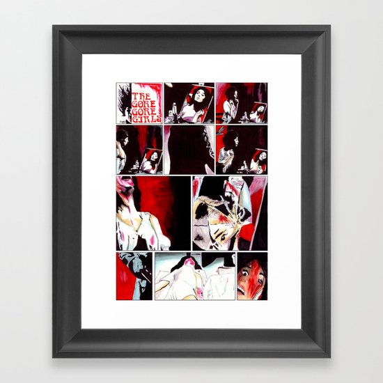 The Gore Gore Girls Framed Art Print
