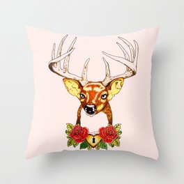 Oh deer. Throw Pillow