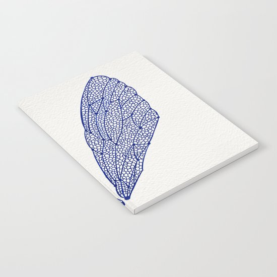 Navy Cicada Wings Notebook
