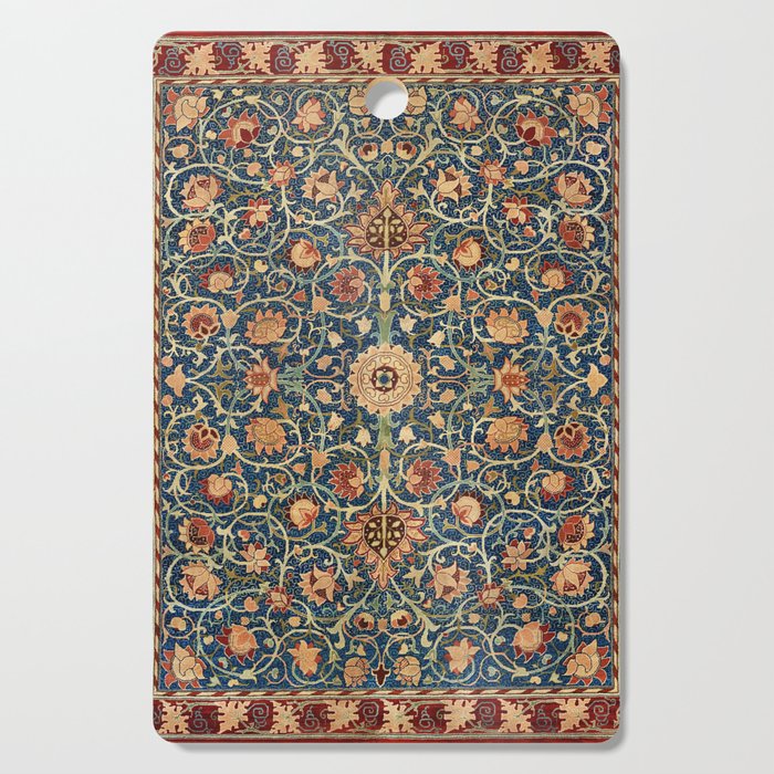 William Morris Floral Carpet Print Cutting Board