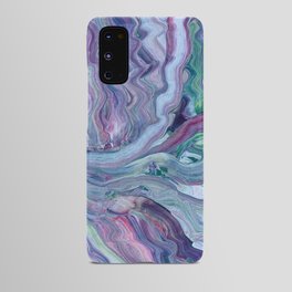 Wavy Abstract Blue Android Case