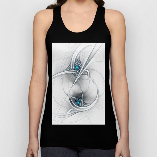 Come Together, Abstract Fractal Art Unisex Tank Top