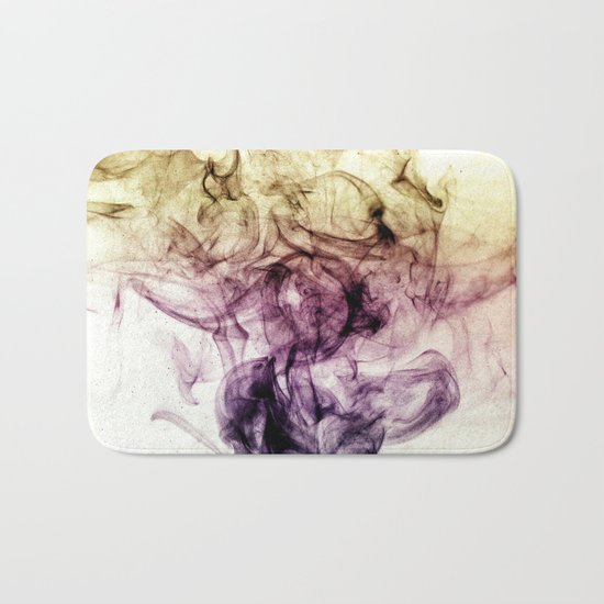 Beautiful Purple Brown Smoky Dust Bath Mat