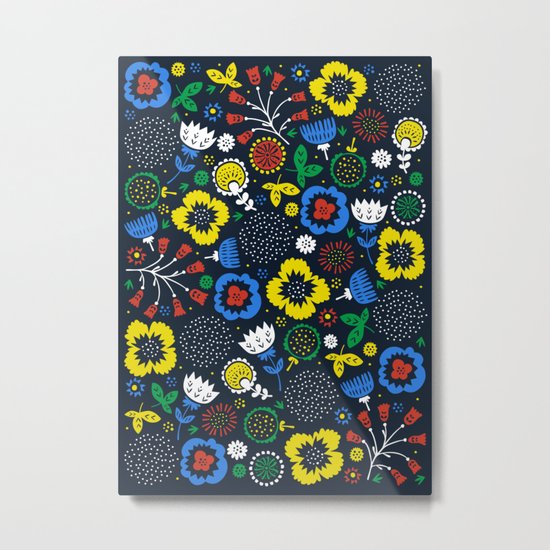 Blooming Wild Metal Print