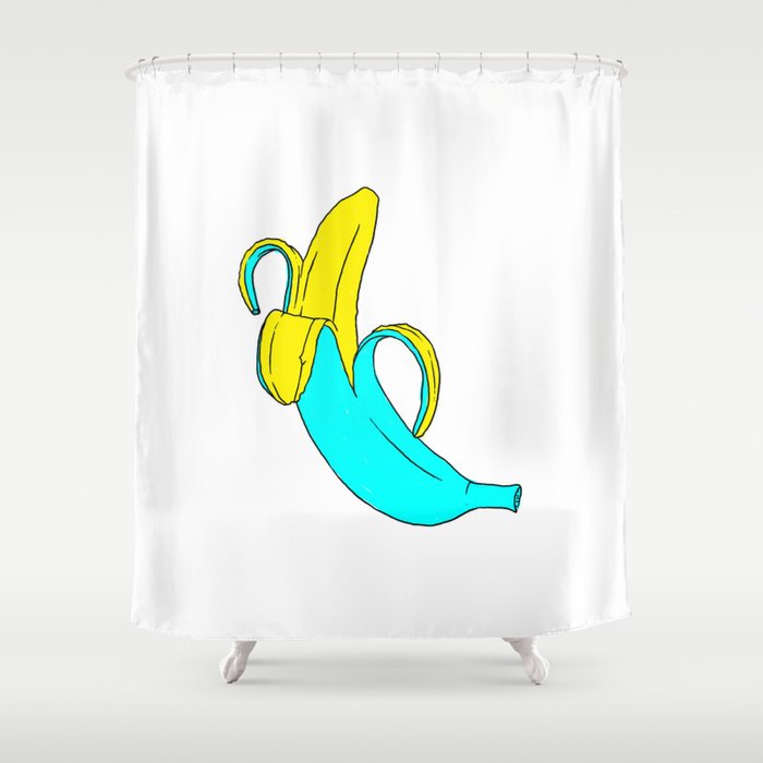 pis-ang (banana) Shower Curtain