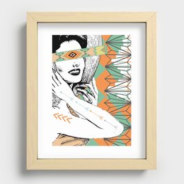 anonymous Recessed Framed Print