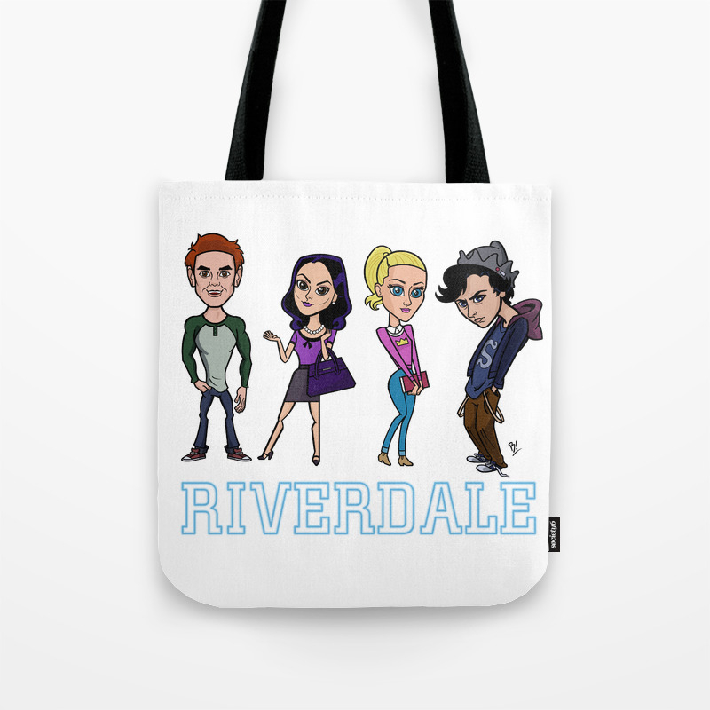 Riverdale Line Up Tote Bag By Hithereb Society6