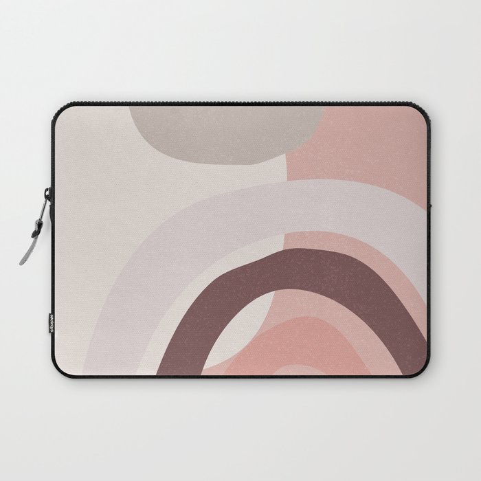 Abstract Pink Geometry Laptop Sleeve