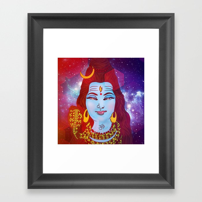 Shiva ‘the auspicious one’ Framed Art Print