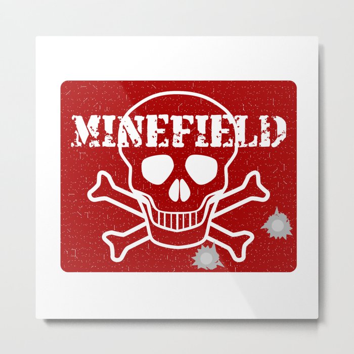 Minefield Metal Print