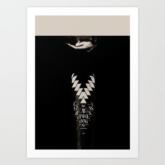 Jaws Art Print