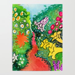 The Pistils - Magical Garden Path Poster