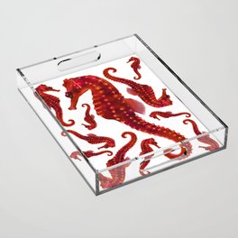 seahorses Acrylic Tray