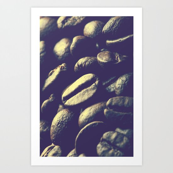 Vintage coffee Art Print