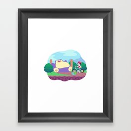 Teeny Tiny Worlds - Route 12 Framed Art Print