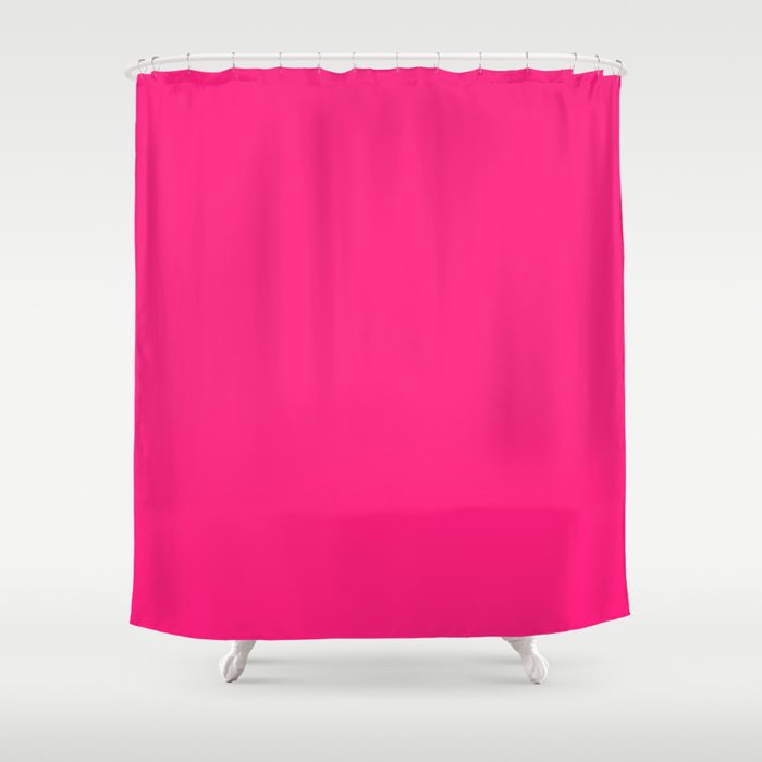 Cyber Pink Shower Curtain