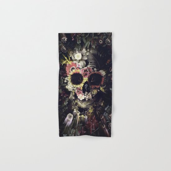 Garden Skull Hand & Bath Towel