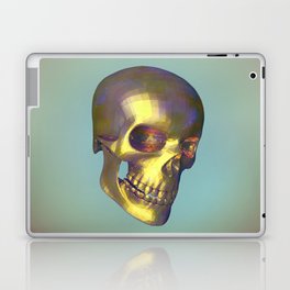 Diamond Gold Skull. Laptop & iPad Skin