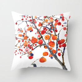 GIFT OF PERSIMMON Throw Pillow