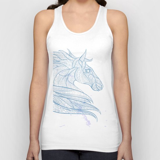 Ethnic Horse Unisex Tank Top