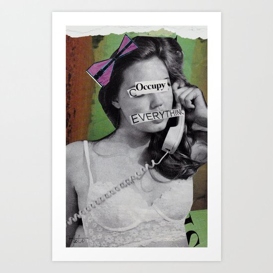 Occupie Art Print