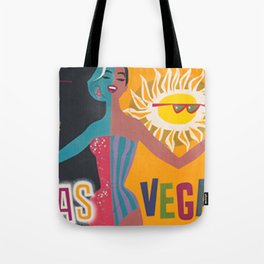 Las Vegas Smoking Girl With Swimsuit Swimwear Tote Bag