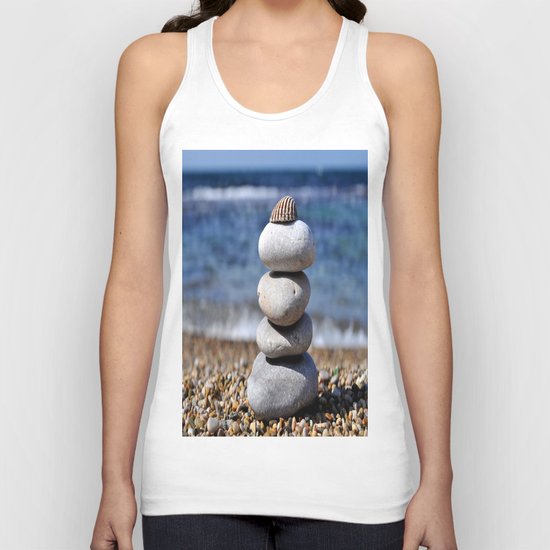 pyramid of stones Unisex Tank Top