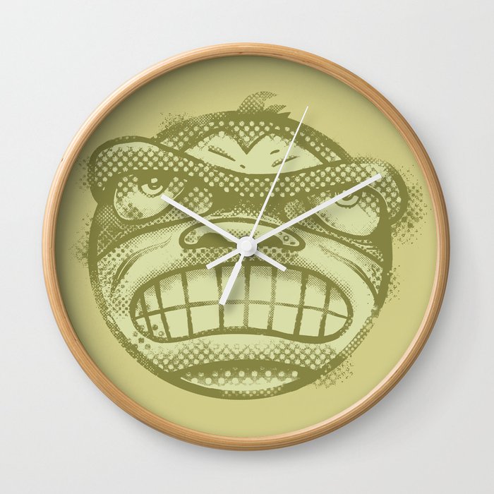 Monkey face Wall Clock