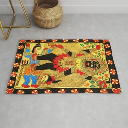 Hindu Kali 20 Area & Throw Rug