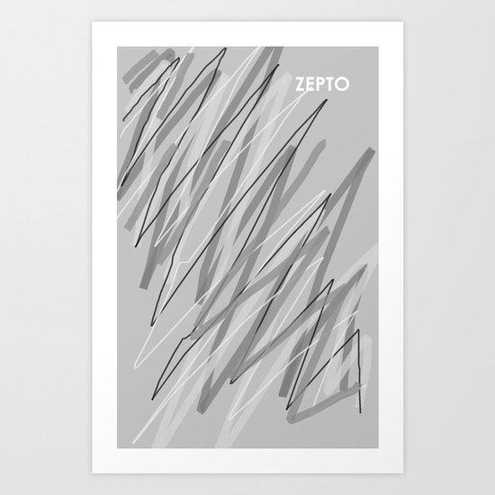 Grey Art Print
