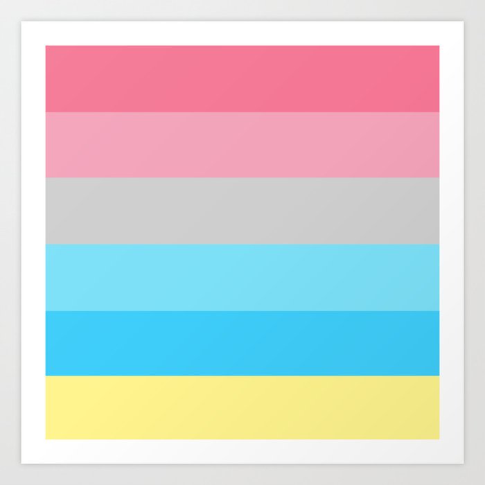 Genderflux Flag Art Print by Kira Leigh | Society6
