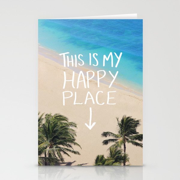 Happy Place - Hawaii Stationery Cards